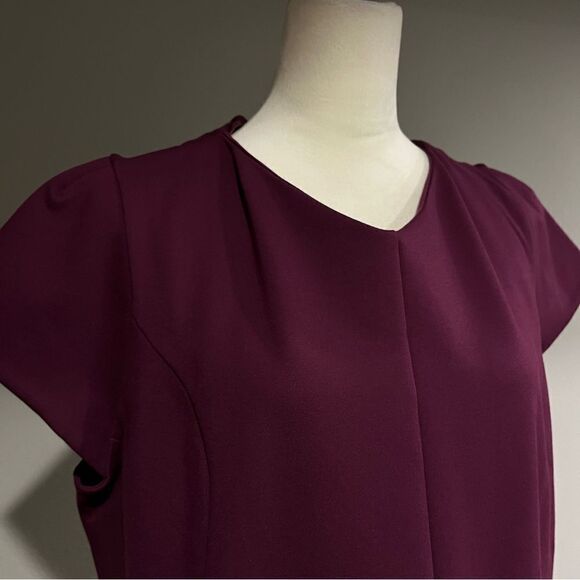 Short sleeve a-line plus size dress - Picture 2 of 13